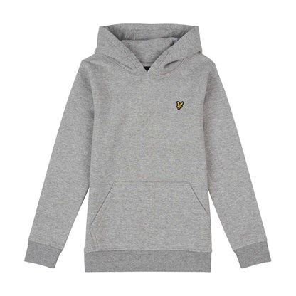 Grey Heather - Front - Lyle & Scott Boys Regular Hoodie