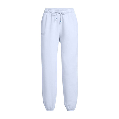 Blue - Front - Under Armour Womens-Ladies Pangaia Fleece Joggers
