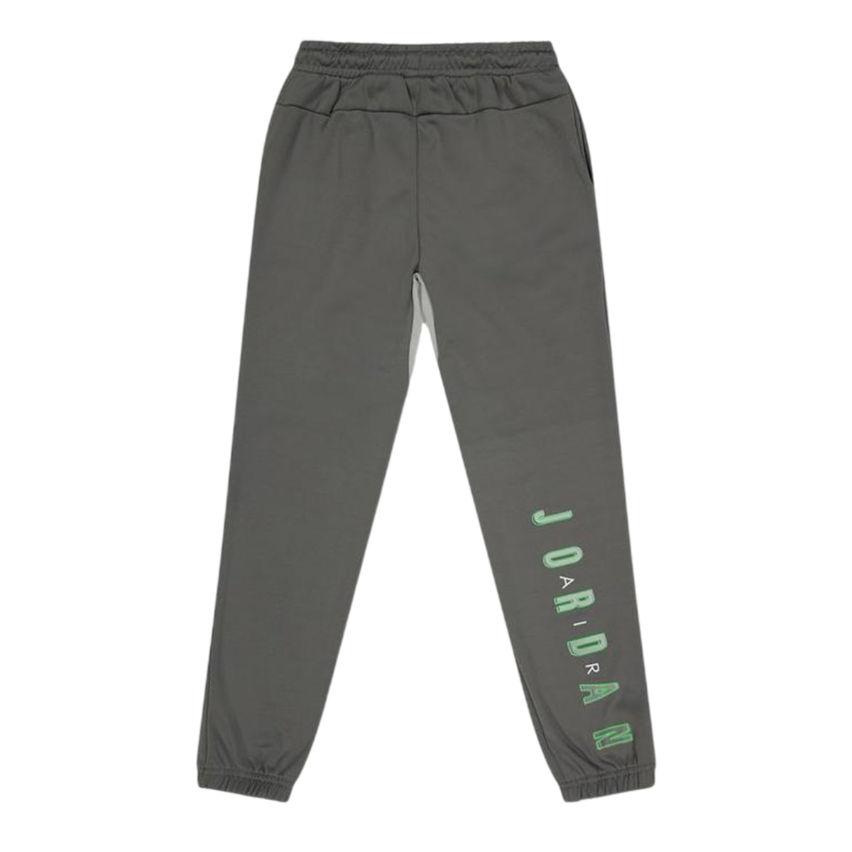 Smoke Grey - Back - Nike Childrens-Kids Therma Colour Block Slim Joggers