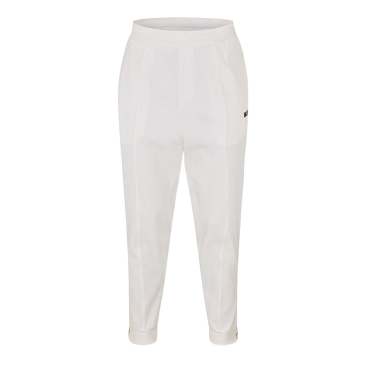 White - Front - Boss Mens Hadiko Wordmark Slim Joggers