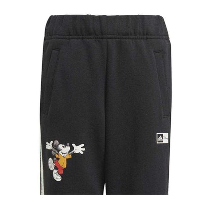 Black - Back - Adidas Boys Mickey Mouse Jogging Bottoms