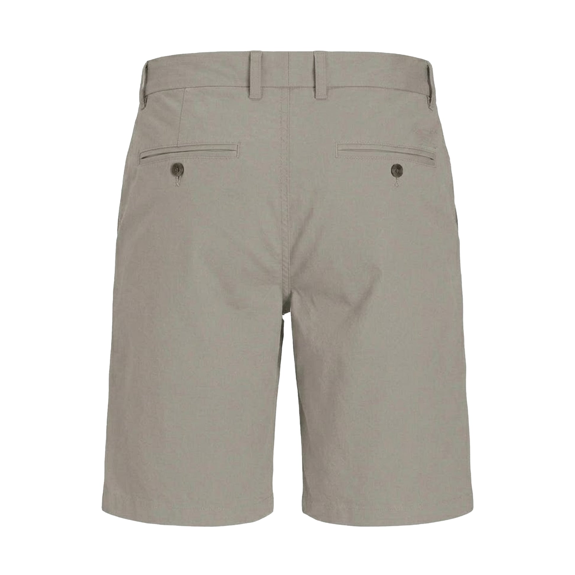Pumice Stone - Back - Jack And Jones Mens Plain Chino Shorts