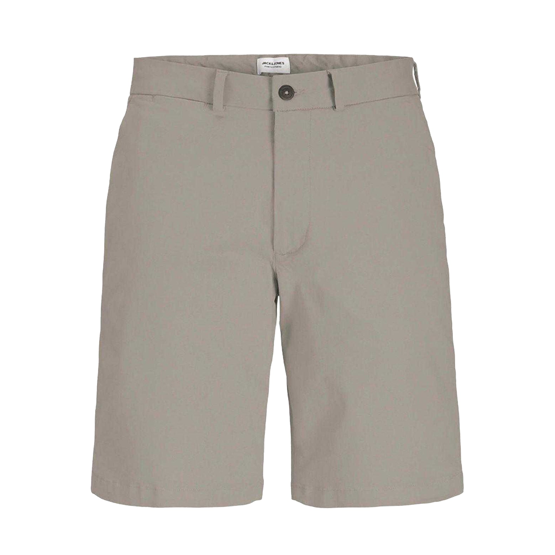 Pumice Stone - Front - Jack And Jones Mens Plain Chino Shorts