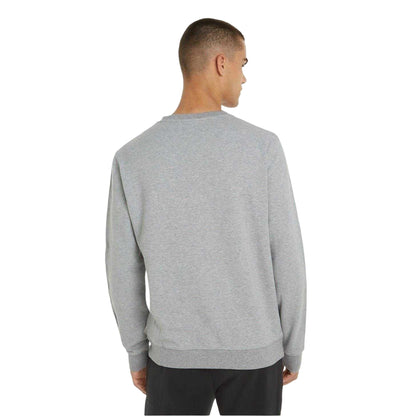 Grey Heather Marl - Back - Tommy Hilfiger Mens Lounge Cotton Sweatshirt