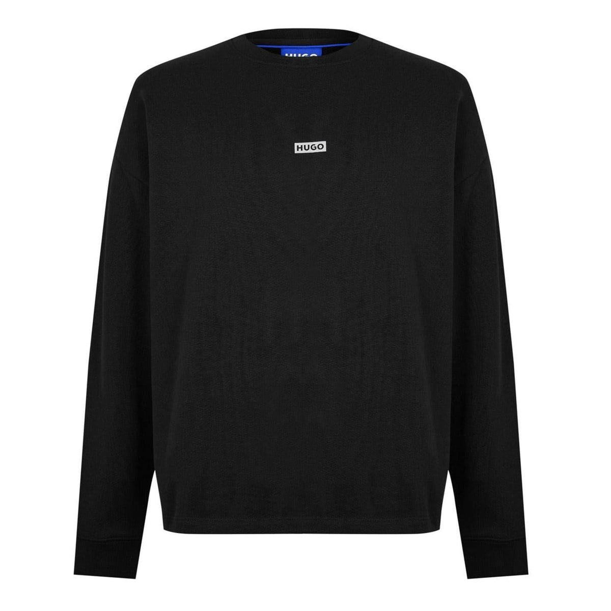 Black - Front - Hugo Mens Logo Sweatshirt