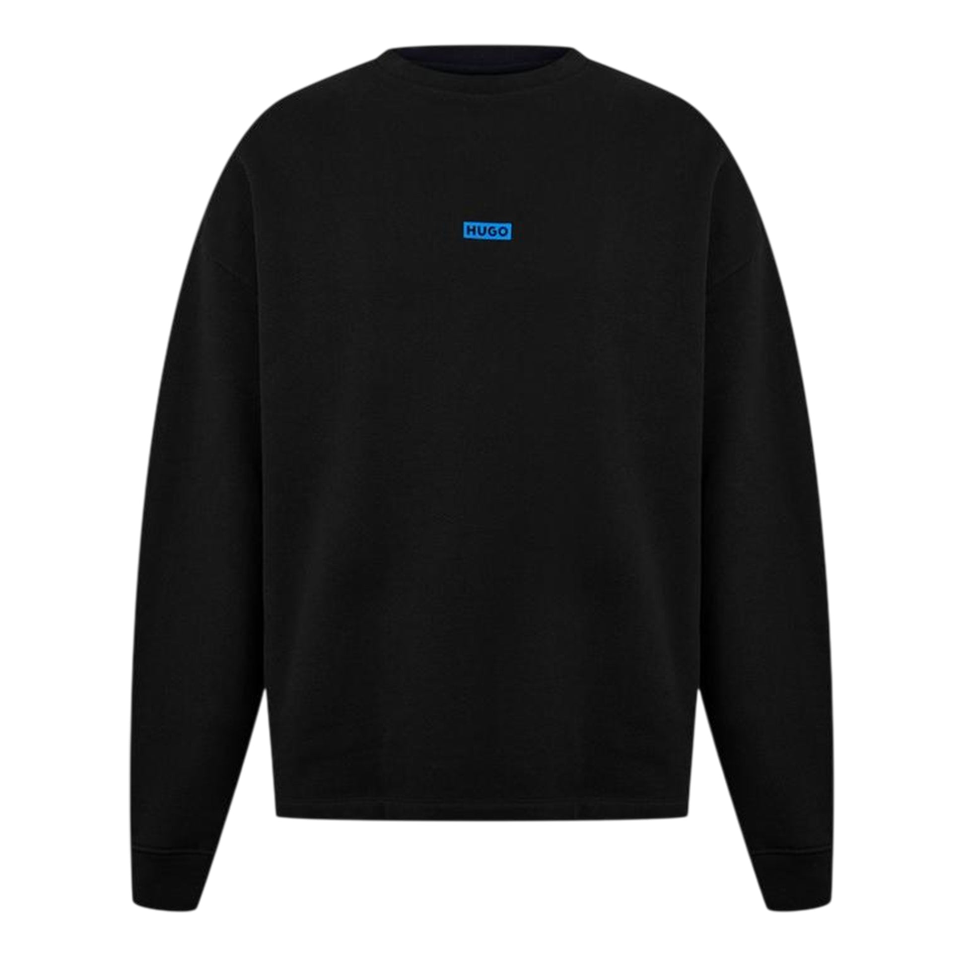 Black-Blue - Front - Hugo Mens Logo Sweatshirt