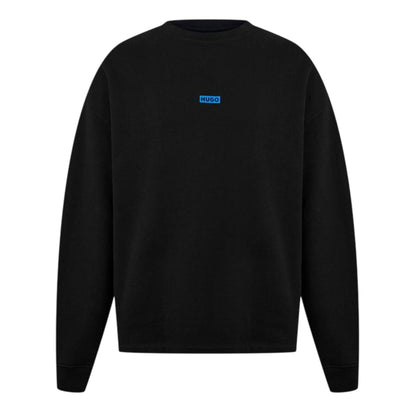 Black-Blue - Front - Hugo Mens Logo Sweatshirt