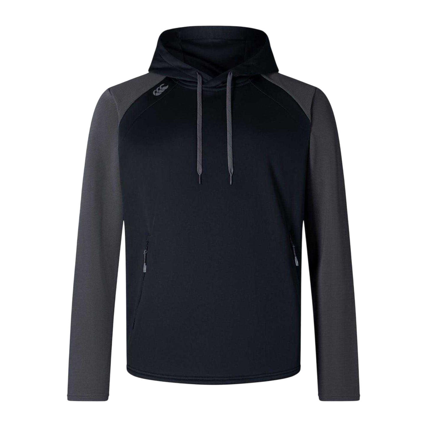 Black Melange - Front - Canterbury Mens Elite Performance Hoodie