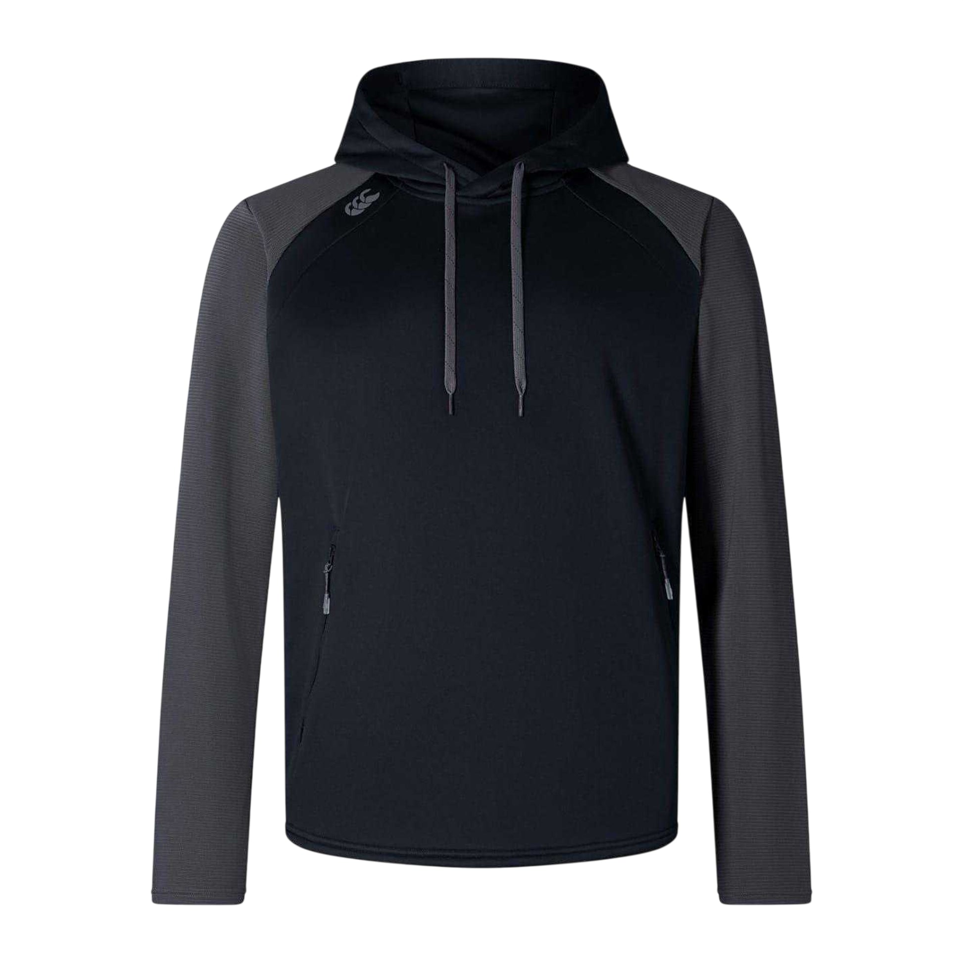 Black Melange - Front - Canterbury Mens Elite Performance Hoodie