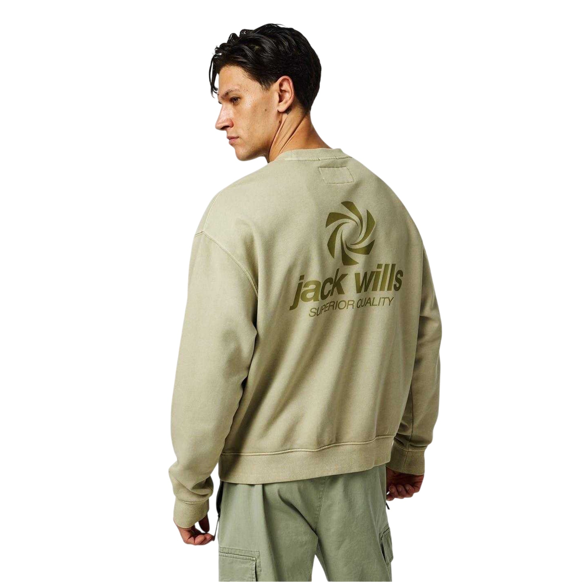 Willow - Back - Jack Wills Mens Relaxed Fit Sweatshirt