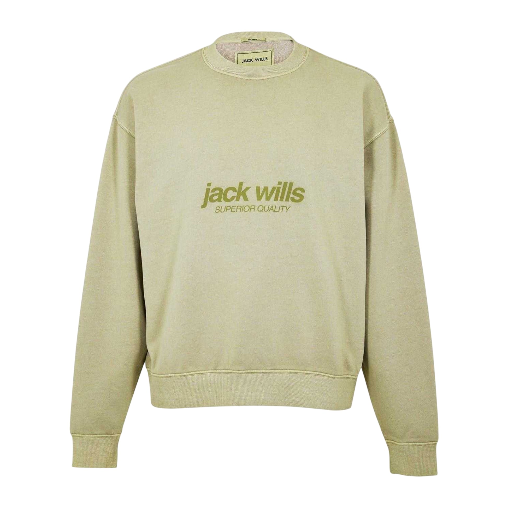 Willow - Front - Jack Wills Mens Relaxed Fit Sweatshirt
