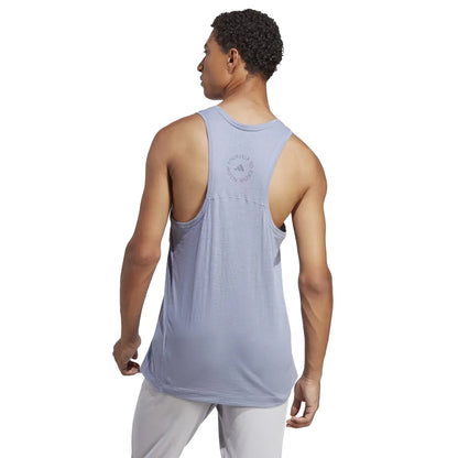 Violet - Back - Adidas Mens Yoga Tank Top