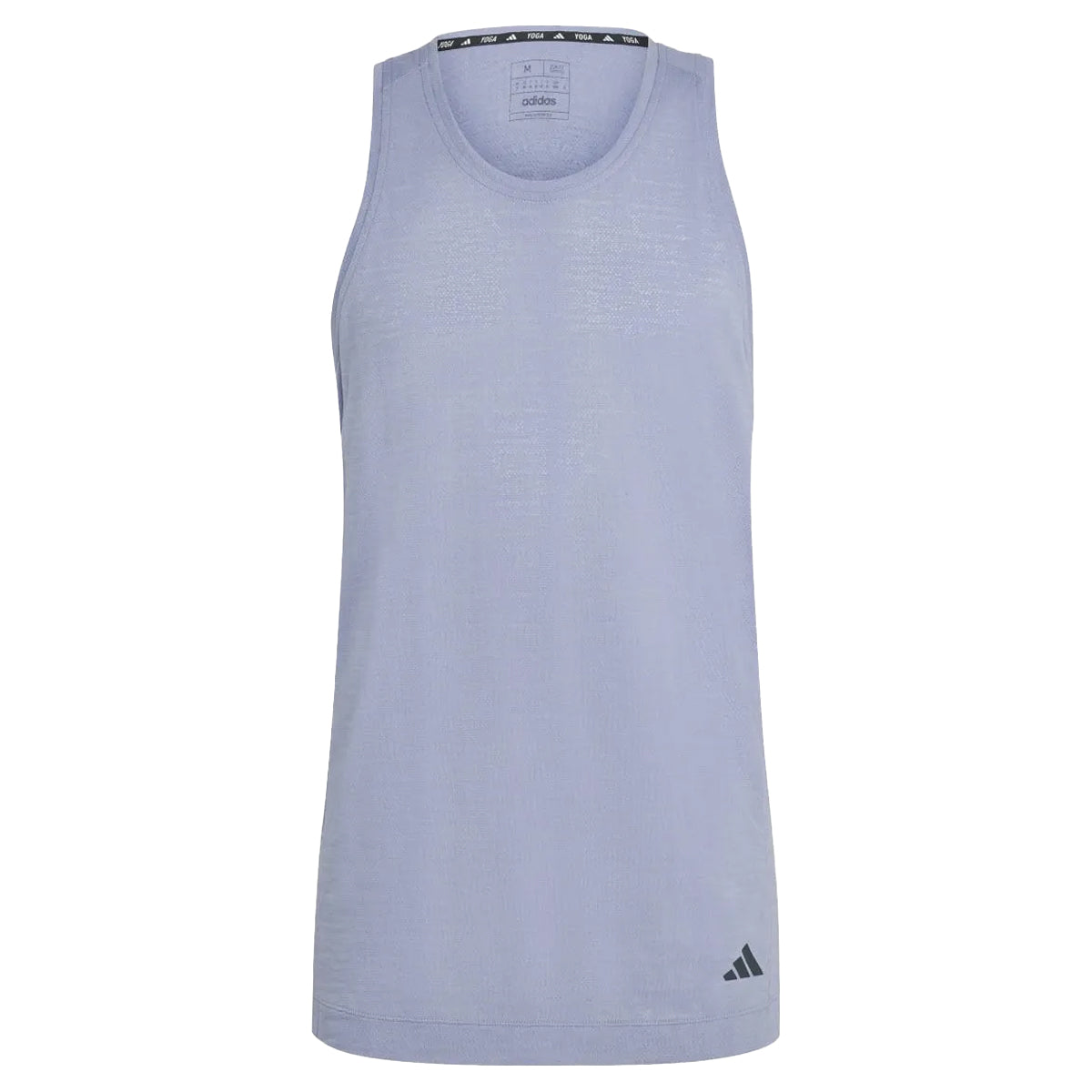 Violet - Front - Adidas Mens Yoga Tank Top