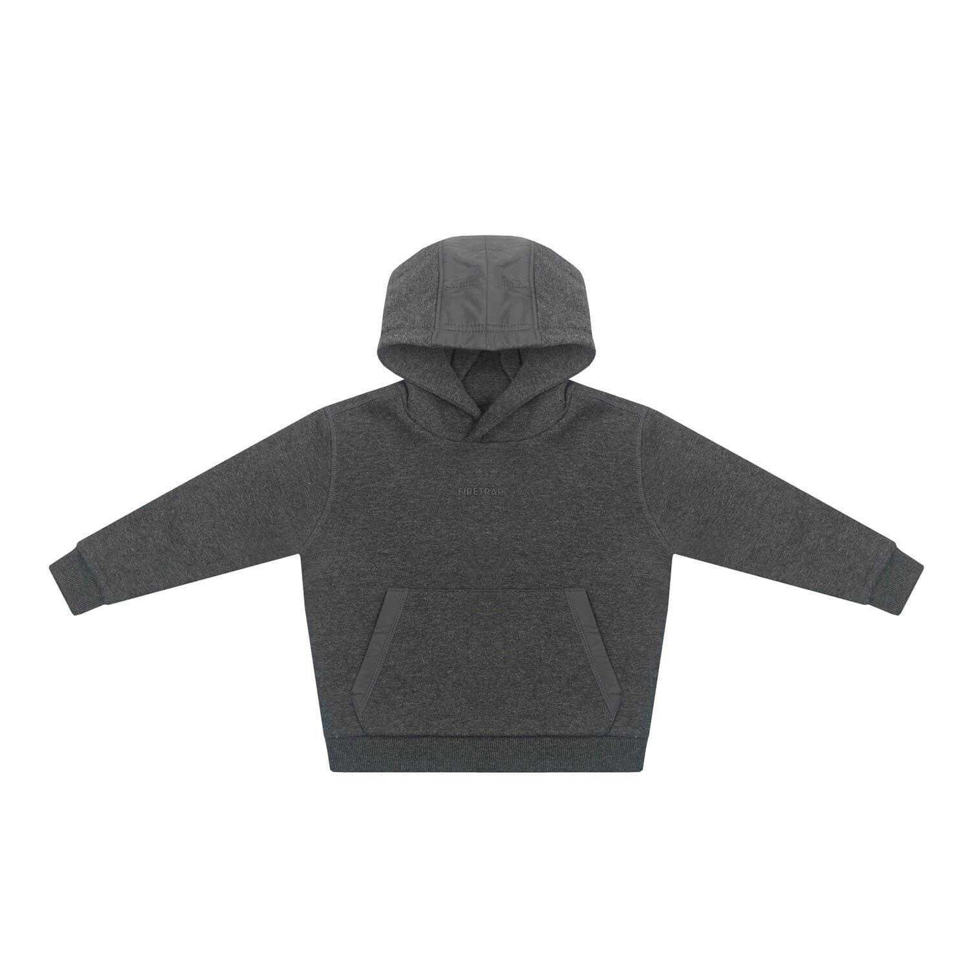 Charcoal - Back - Firetrap Boys Infant Hoodie And Joggers Set