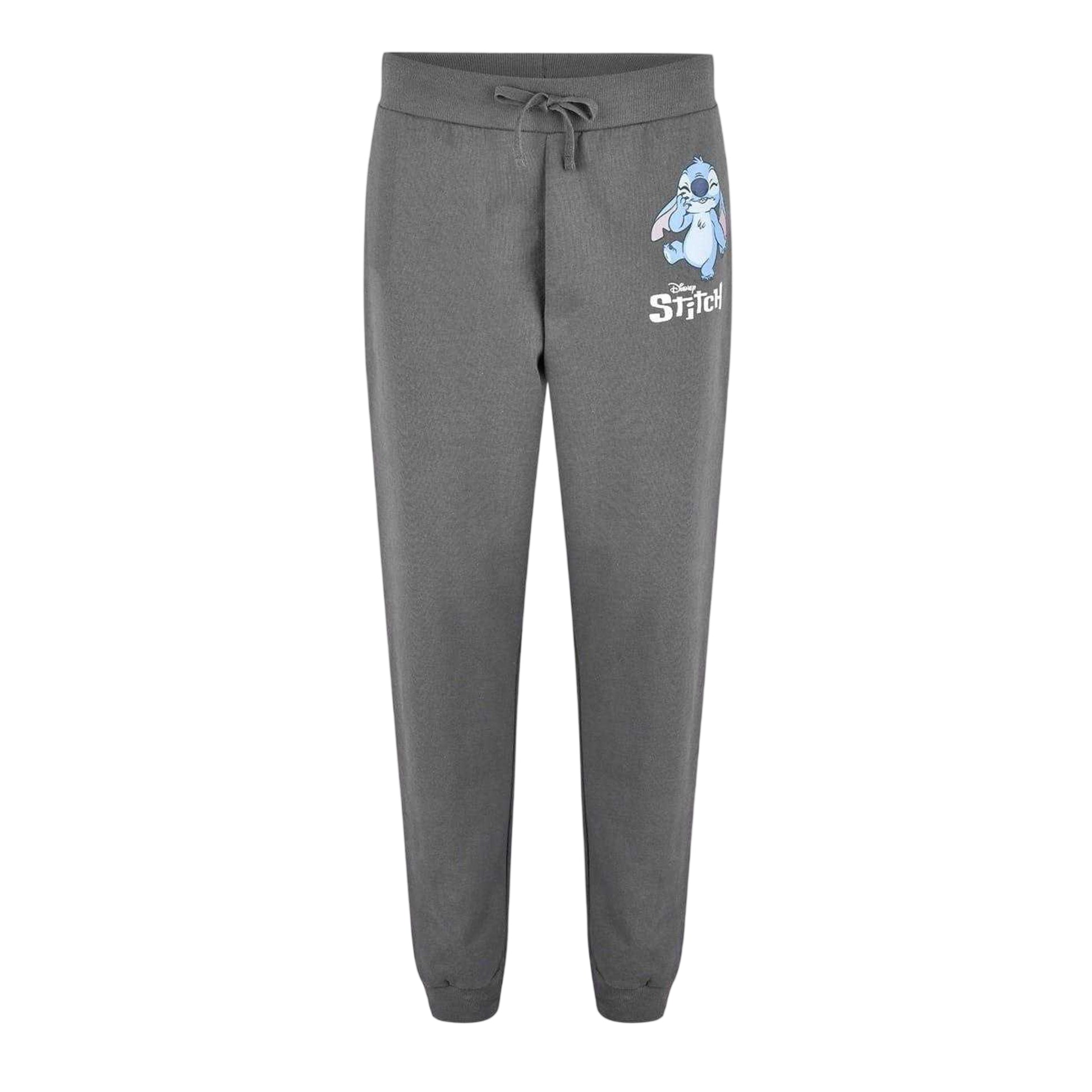 Blue - Front - Lilo & Stitch Womens-Ladies Stitch Jogging Bottoms