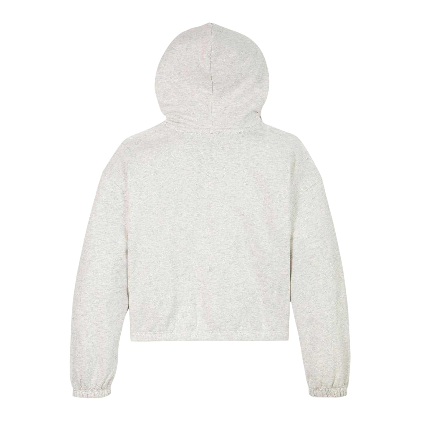 White-Heather Marl - Back - Tommy Hilfiger Girls Flag Drawstring Hoodie