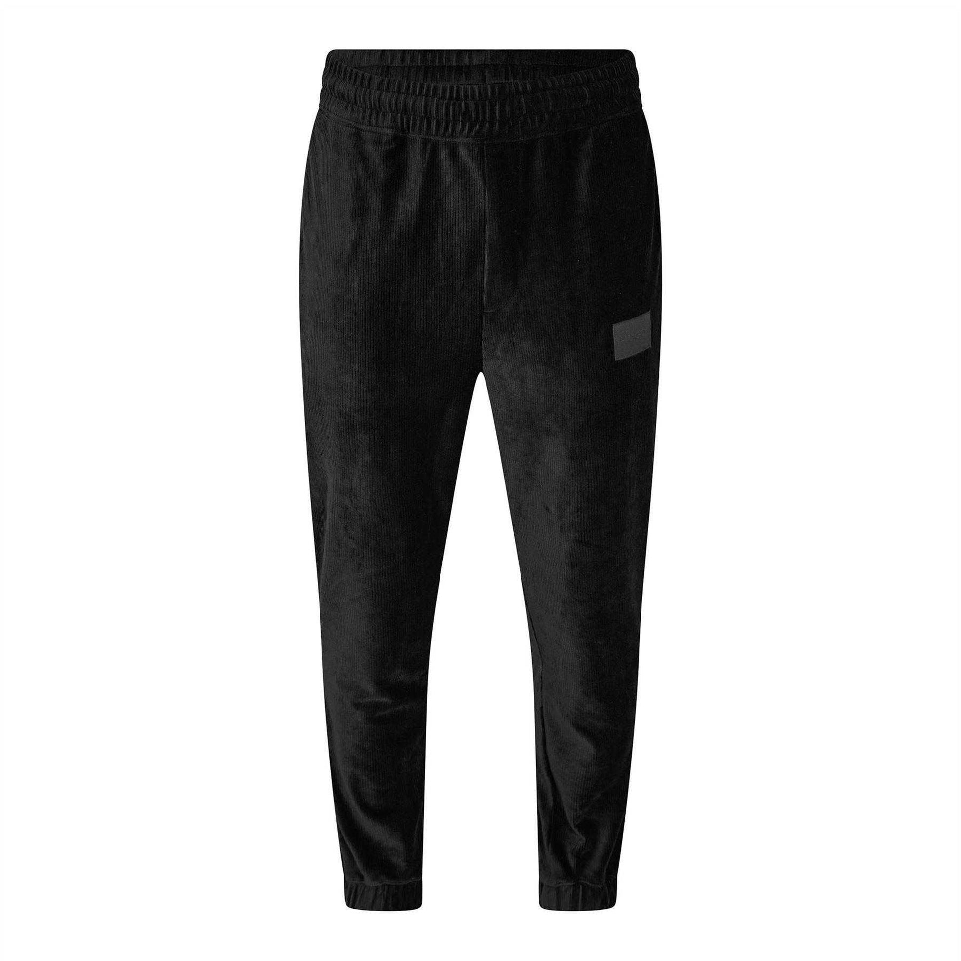 Black - Front - Hugo Boss Mens Damtants Joggers
