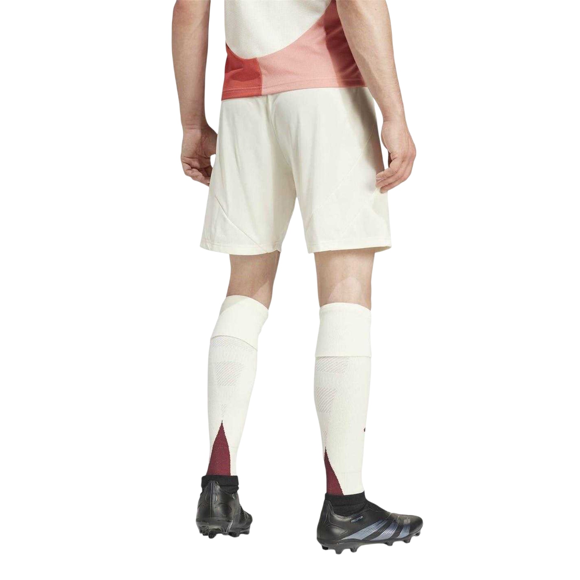 Ivory - Back - Adidas Unisex Adult 2025-2026 Football Shorts