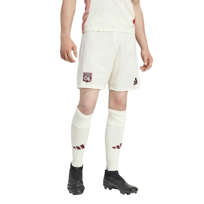 Ivory - Side - Adidas Unisex Adult 2025-2026 Football Shorts