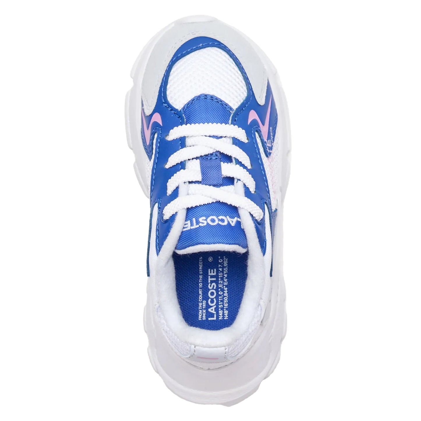 Light Blue - Side - Lacoste Childrens-Kids L003 Neo Suede Trainers