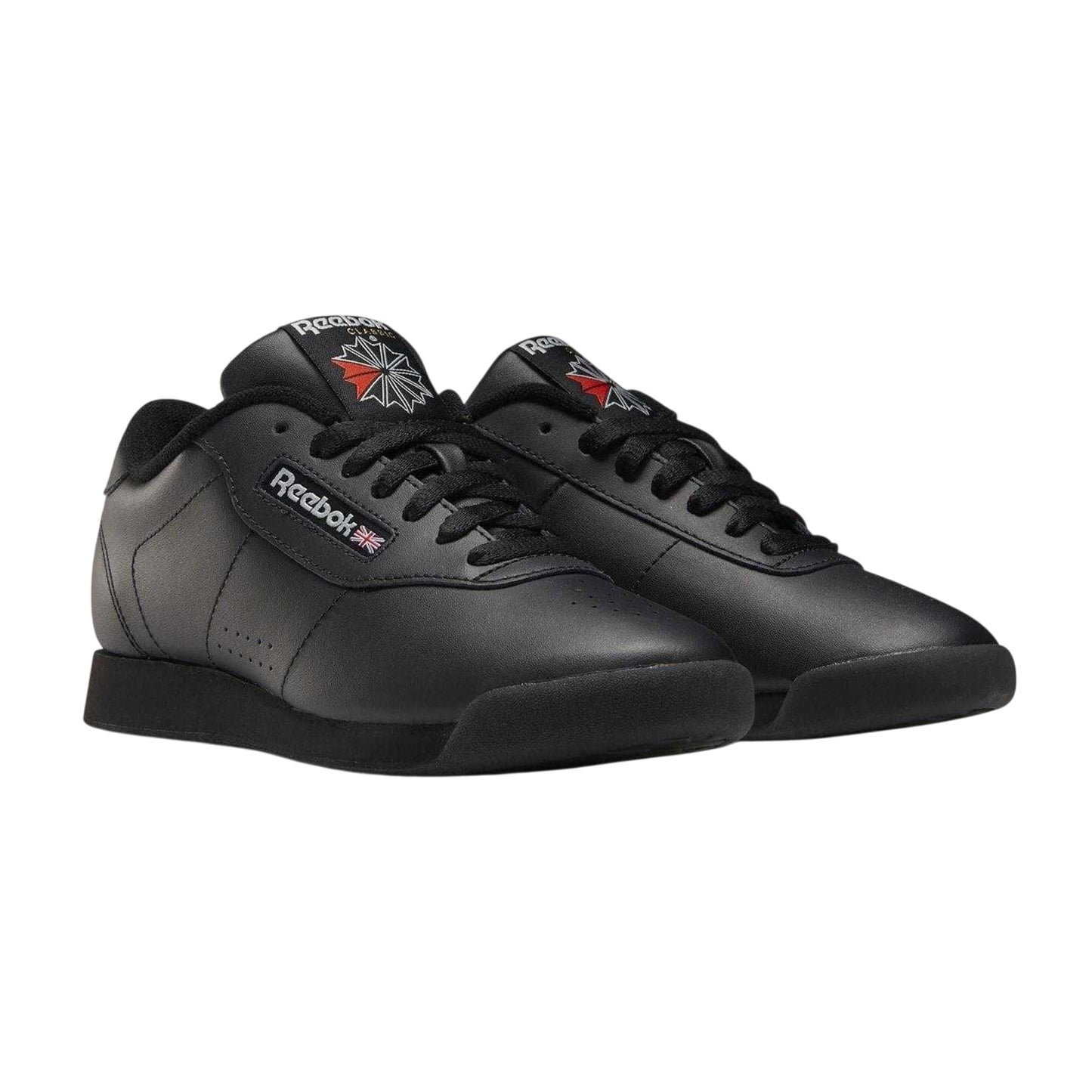 Black - Side - Reebok Womens-Ladies Princess Trainers