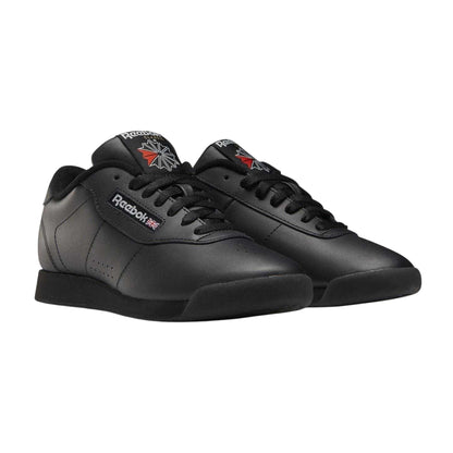 Black - Side - Reebok Womens-Ladies Princess Trainers
