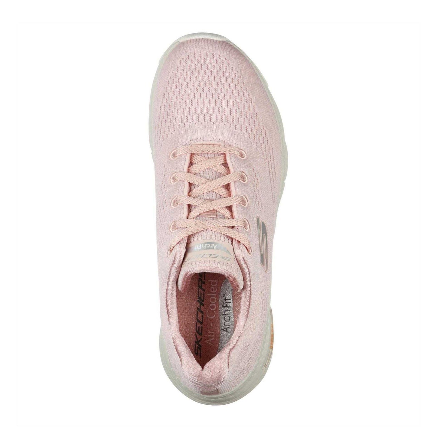 Light Pink - Lifestyle - Skechers Womens-Ladies Arch Fit Trainers