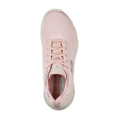 Light Pink - Lifestyle - Skechers Womens-Ladies Arch Fit Trainers