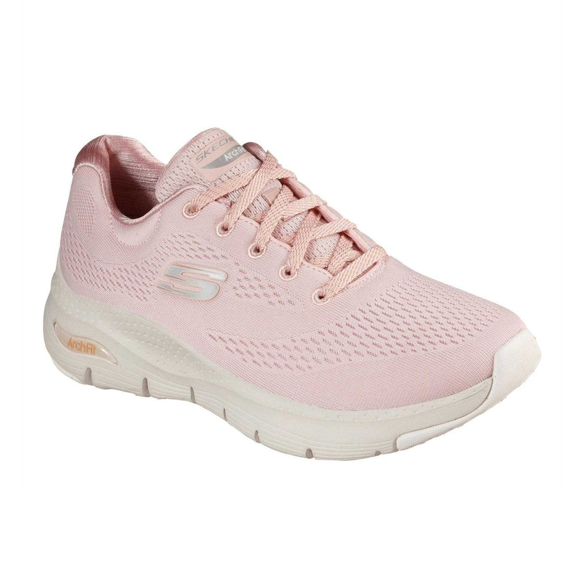 Light Pink - Front - Skechers Womens-Ladies Arch Fit Trainers