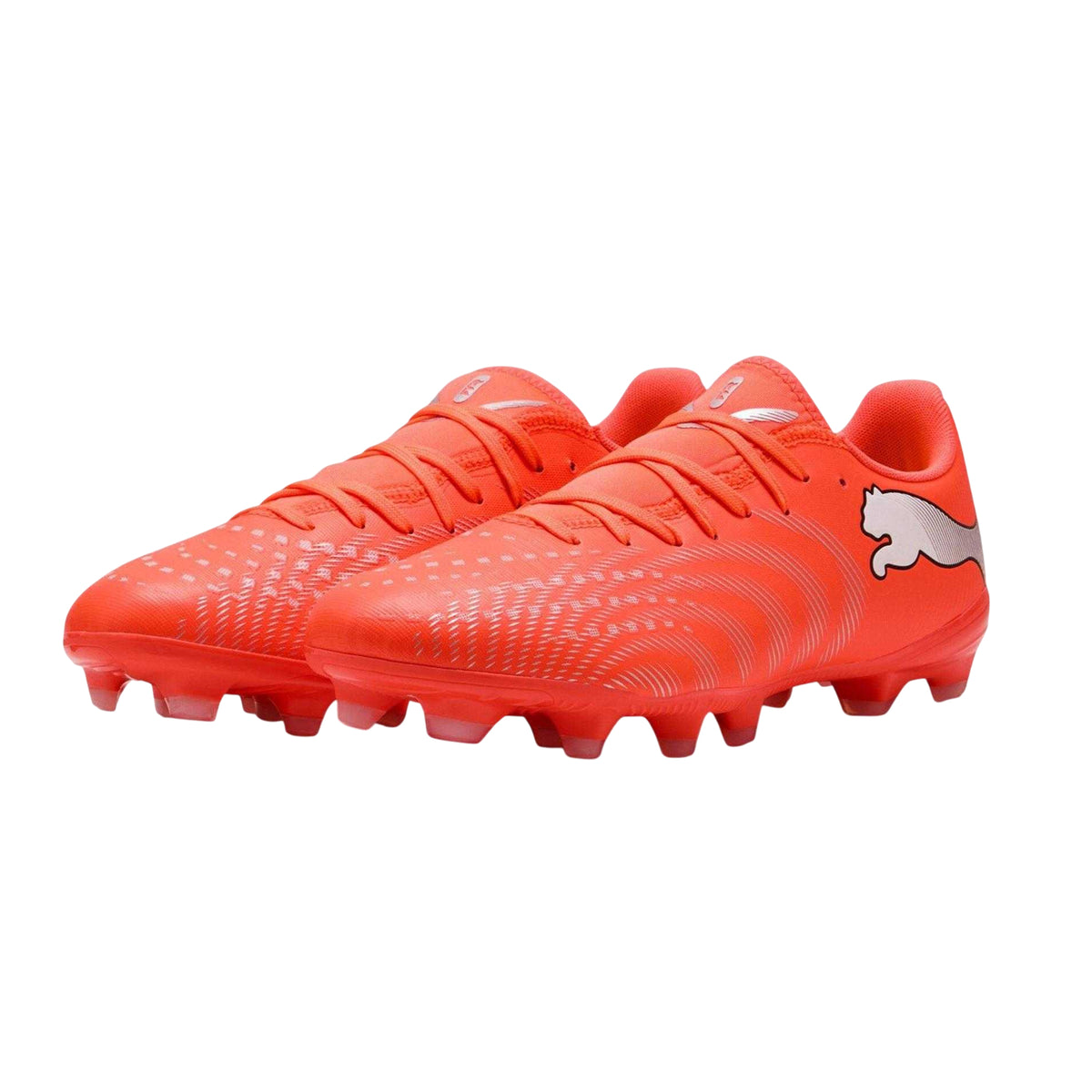 Red-Silver - Side - Puma Mens Future Firm Ground Football Boots