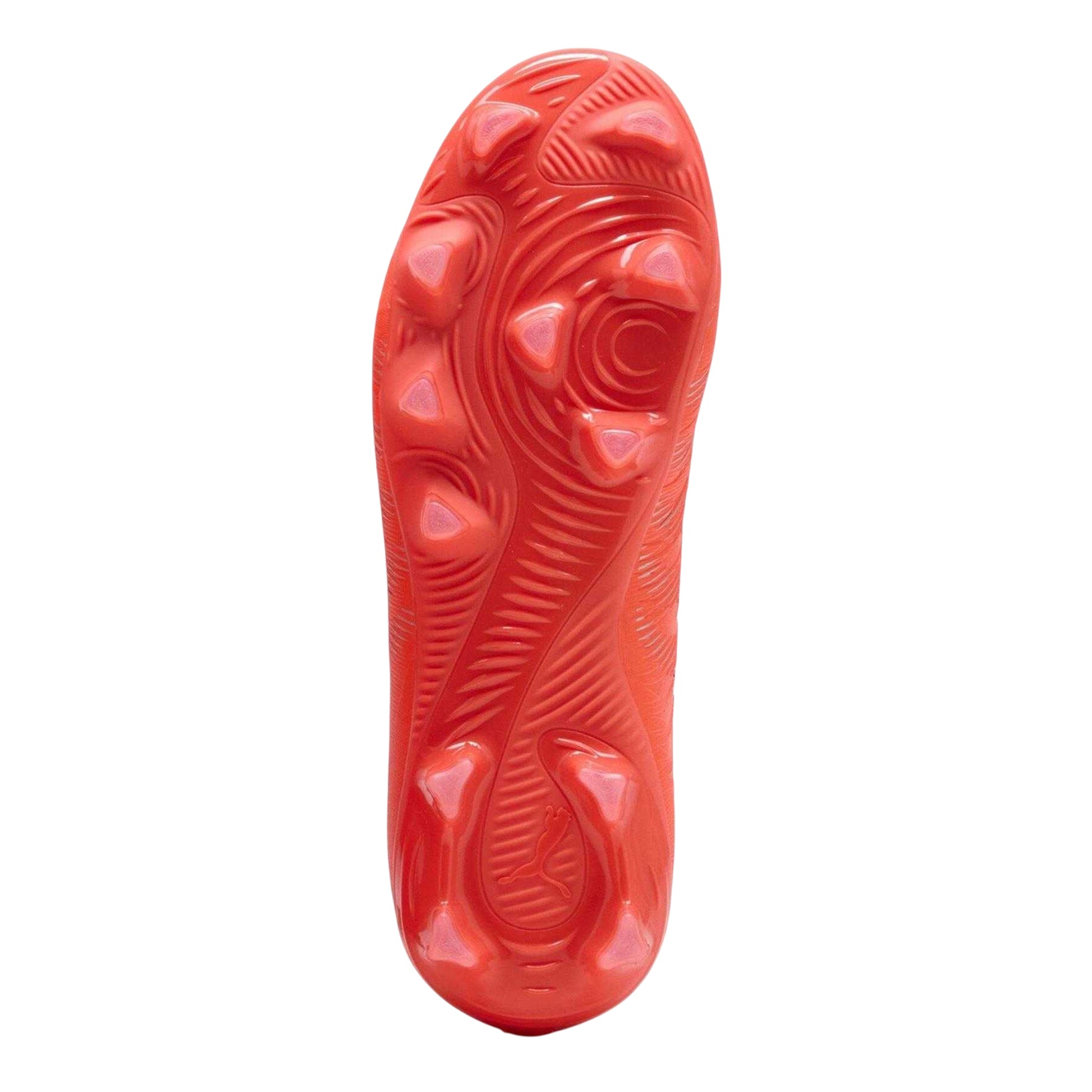Red-Silver - Pack Shot - Puma Childrens-Kids Future Textured Firm Ground Football Boots