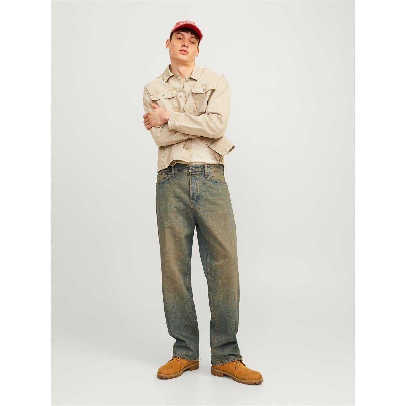 Dark Denim - Lifestyle - Jack And Jones Mens Alex Denim Relaxed Fit Jeans