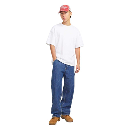 Blue Denim - Side - Jack And Jones Mens Alex Denim Relaxed Fit Jeans