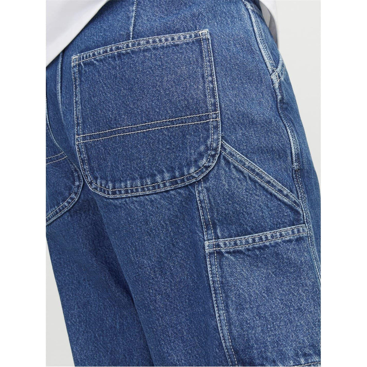 Blue Denim-Denim Blue - Lifestyle - Jack And Jones Mens Alex Denim Relaxed Fit Jeans