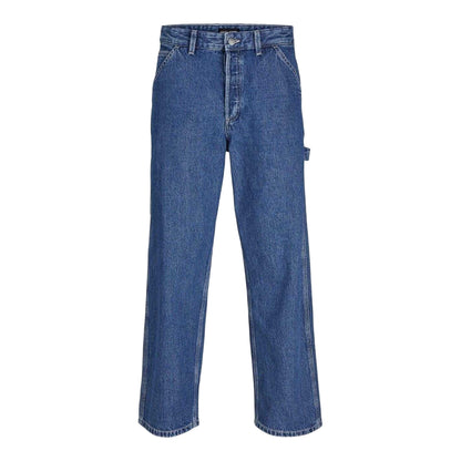 Blue Denim - Front - Jack And Jones Mens Alex Denim Relaxed Fit Jeans
