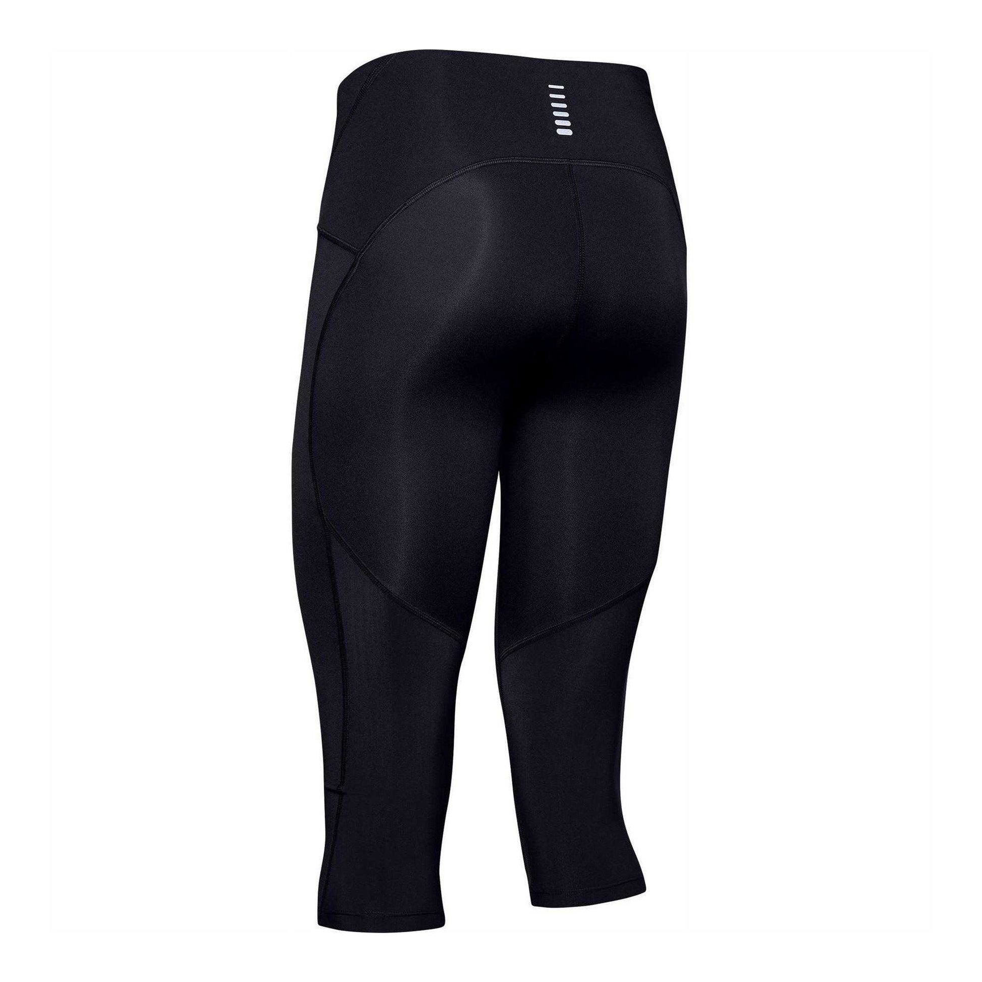 Black - Back - Under Armour Womens-Ladies Fly Fast Leggings