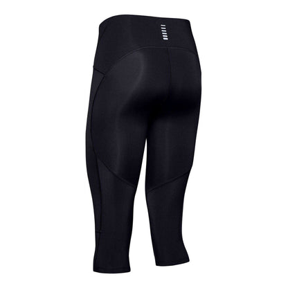 Black - Back - Under Armour Womens-Ladies Fly Fast Leggings