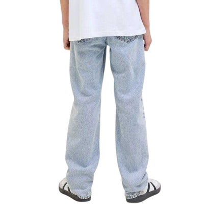 Blue Denim - Back - Jack And Jones Boys Chris Denim Relaxed Fit Jeans