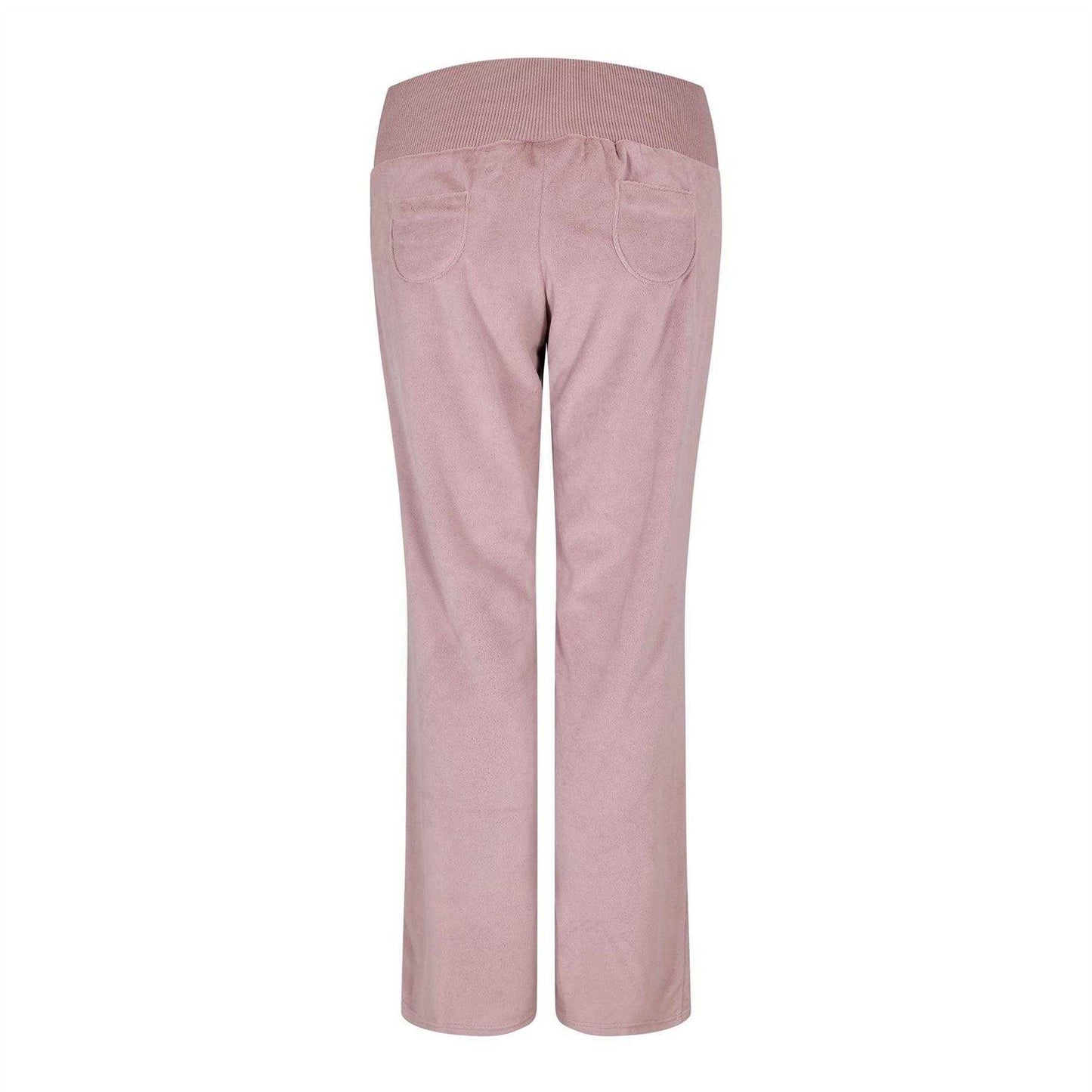 Pink - Back - Puma Womens-Ladies Brushed Fleece Jogging Bottoms
