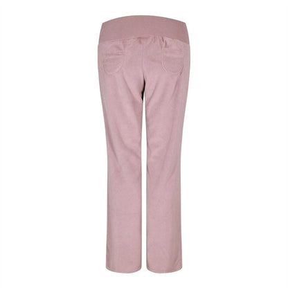 Pink - Back - Puma Womens-Ladies Brushed Fleece Jogging Bottoms