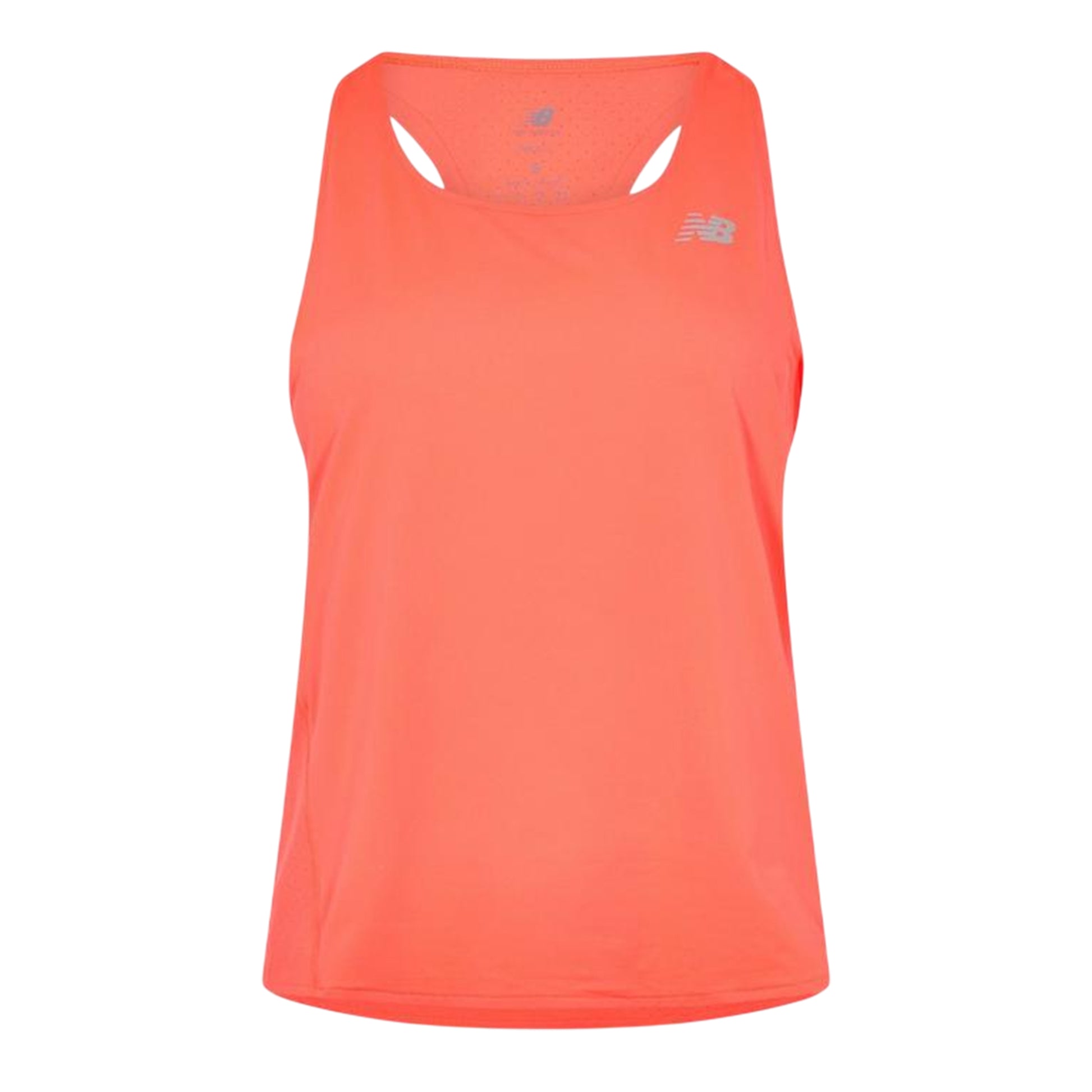 Red - Front - New Balance Womens-Ladies Lightweight Racing Vest Top