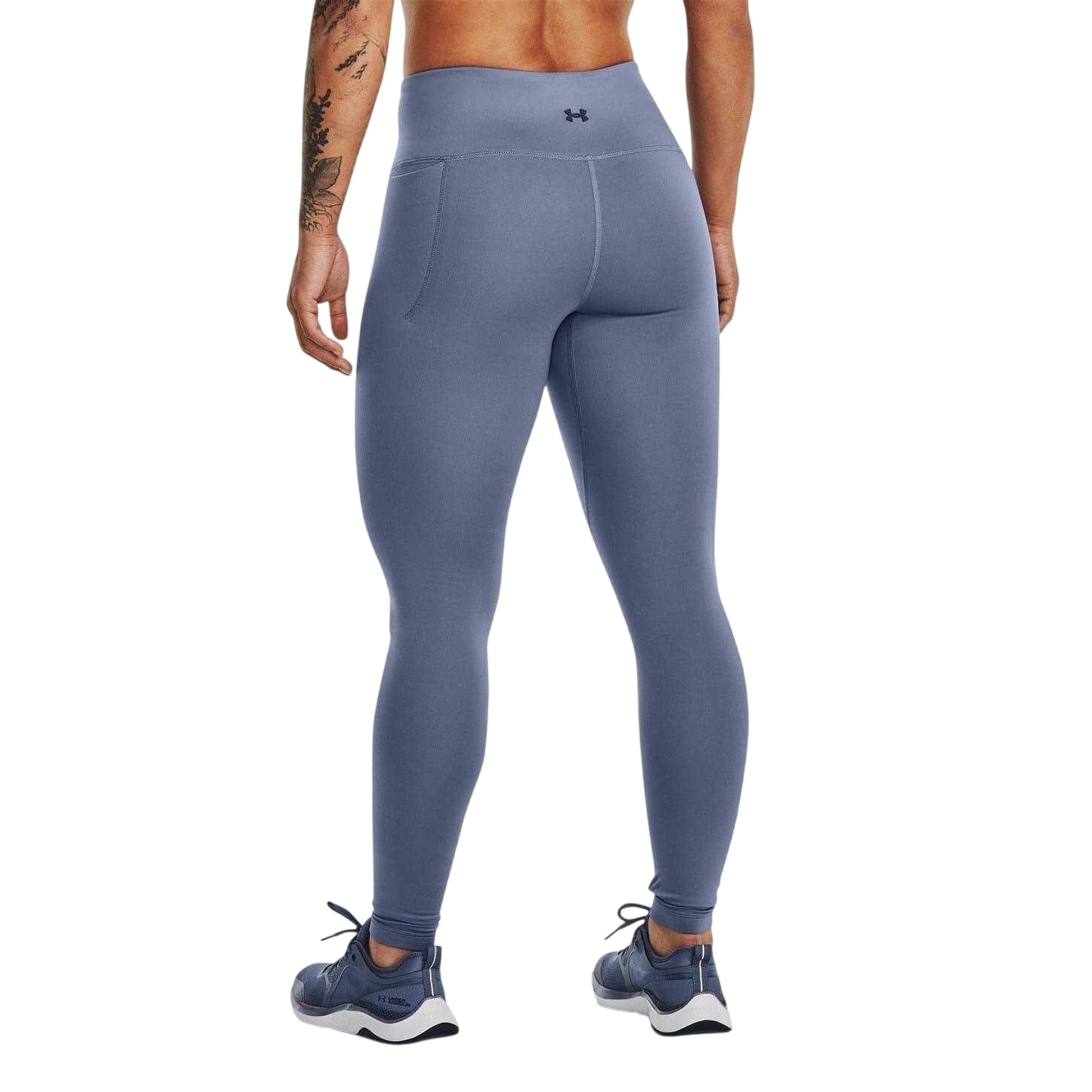 Violet - Back - Under Armour Womens-Ladies Meridian Leggings