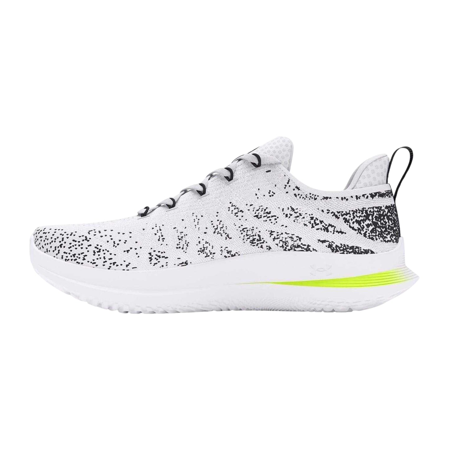 White-Yellow - Back - Under Armour Womens-Ladies Velociti 3 Running Shoes