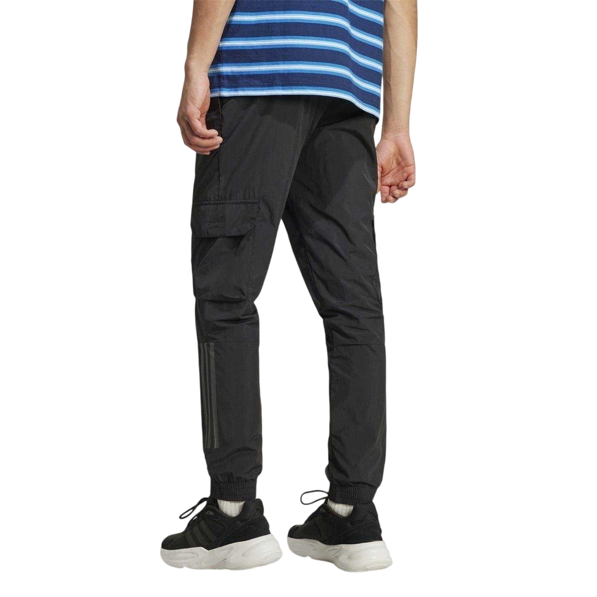 Black - Back - Adidas Mens Tech Jogging Bottoms