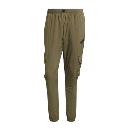 Khaki - Front - Adidas Mens Tech Jogging Bottoms