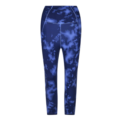 Navy Blue - Front - USA Pro Womens-Ladies Cropped Leggings