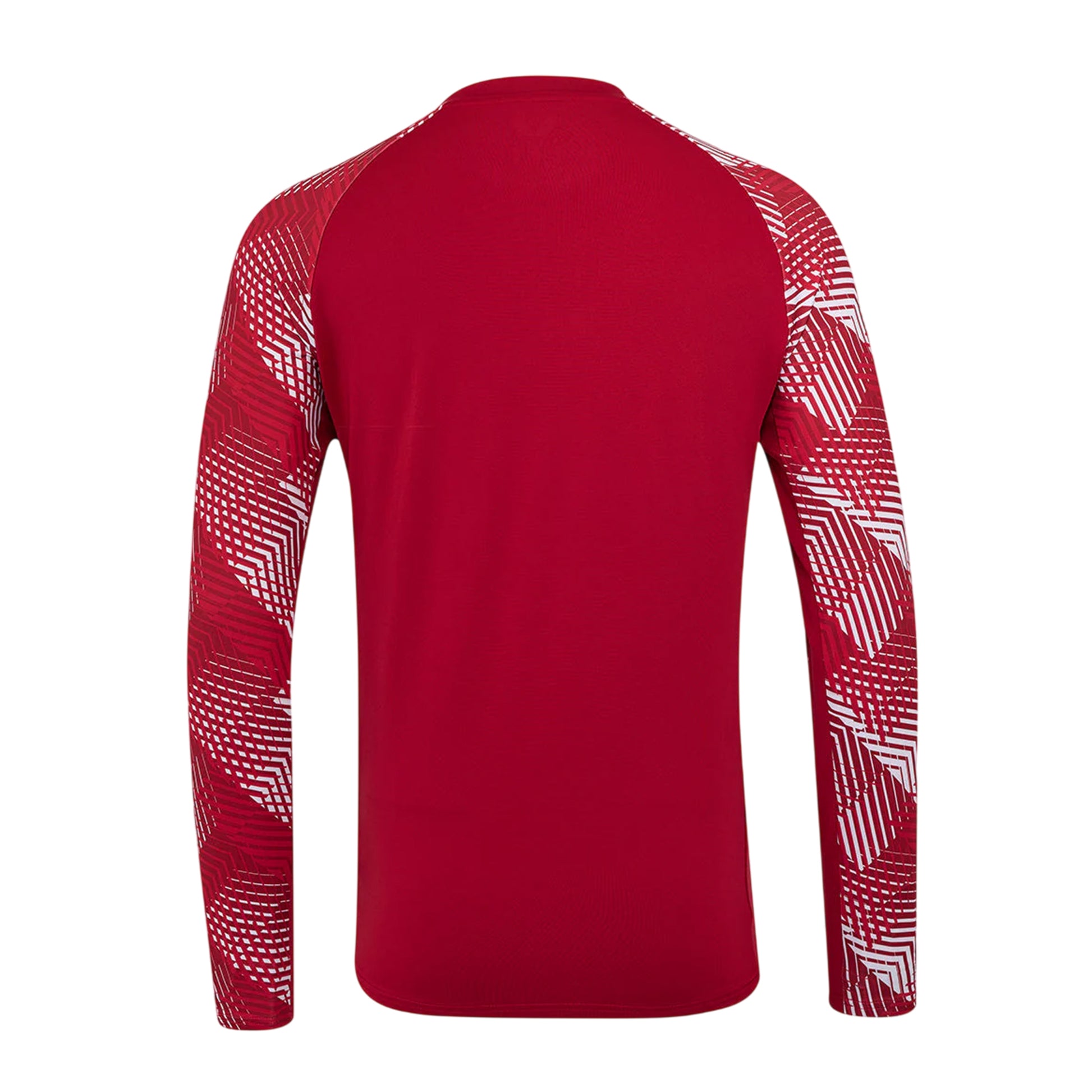Red-White - Back - Castore Unisex Adult England Rugby Match Drill Top