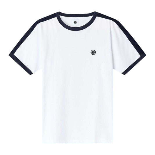 White - Front - Pretty Green Mens Denton Cotton Regular T-Shirt