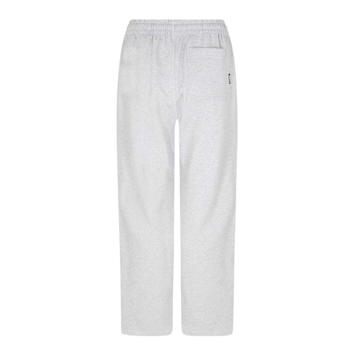 Grey - Back - Kangol Womens-Ladies Cotton Blend Wide Leg Joggers