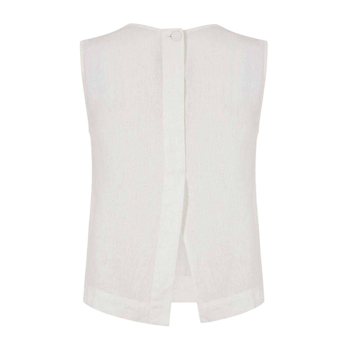 Cream - Back - Nobody´s Child Womens-Ladies Linen Blend Vest Top